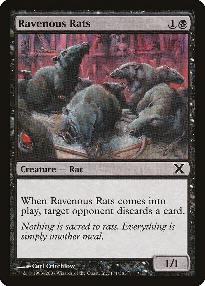 Ravenous Rats card front