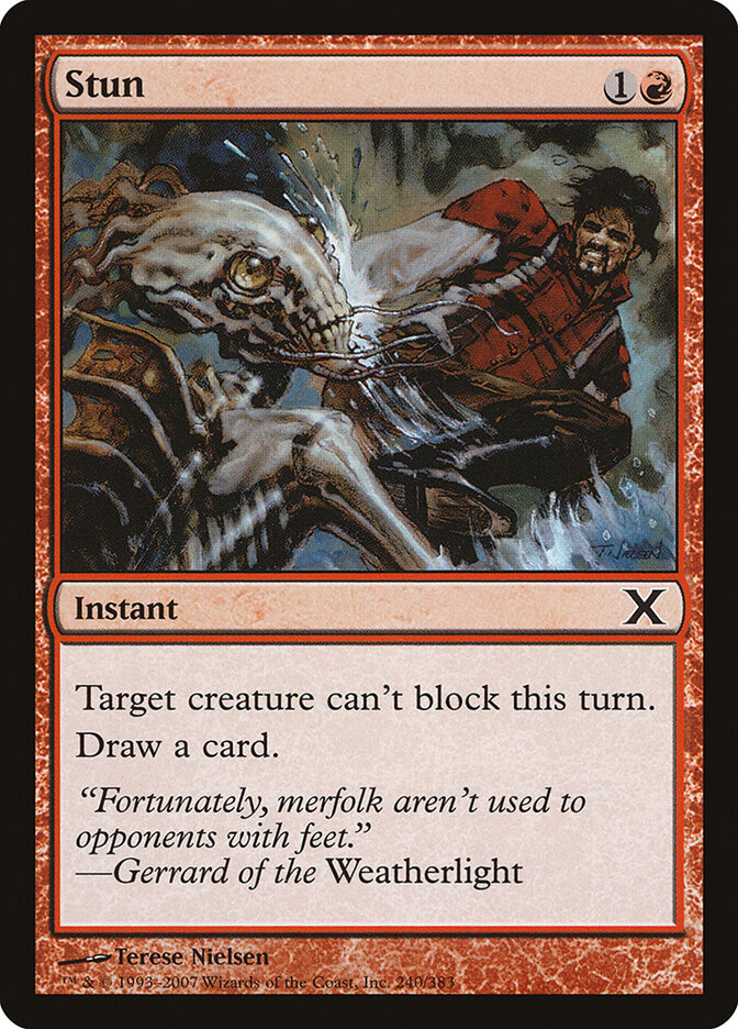 Stun card front