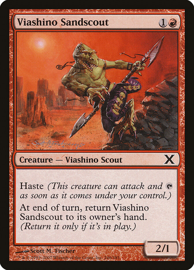 Viashino Sandscout card front
