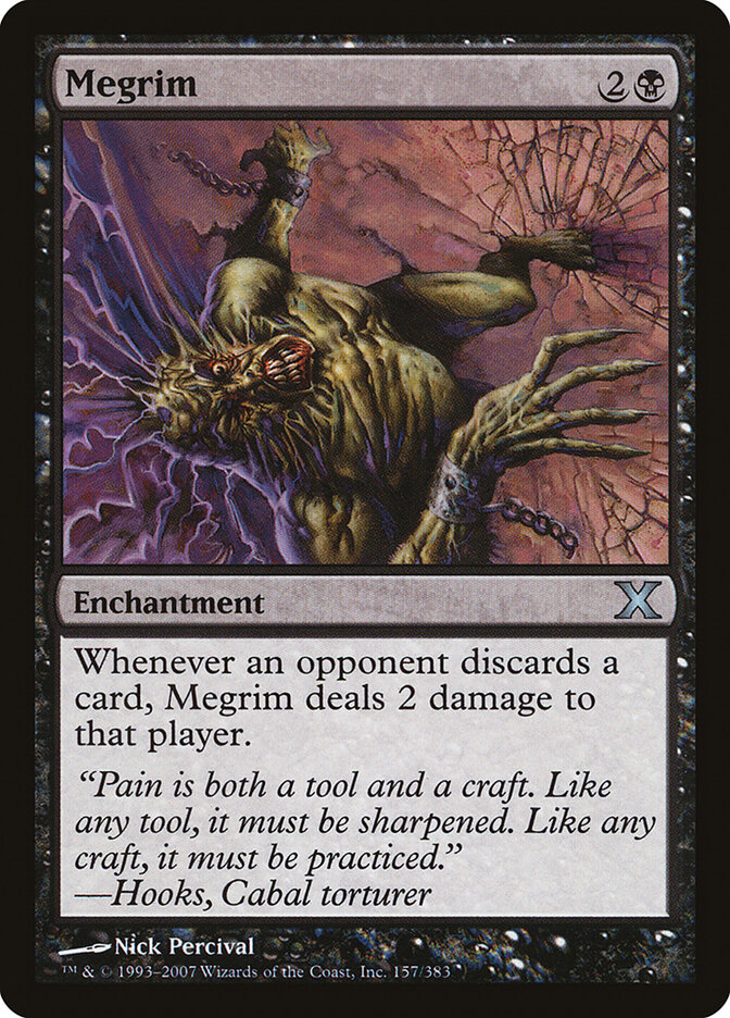 Megrim card front