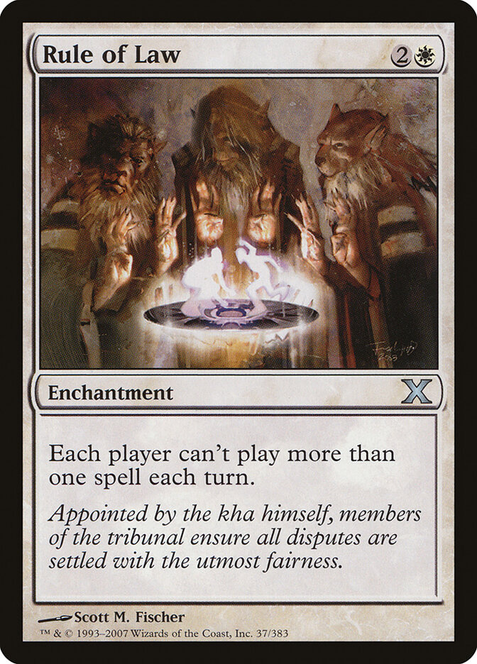 Rule of Law card front