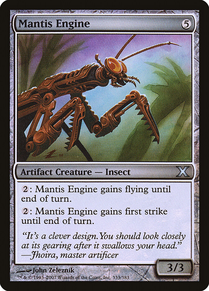 Mantis Engine card front