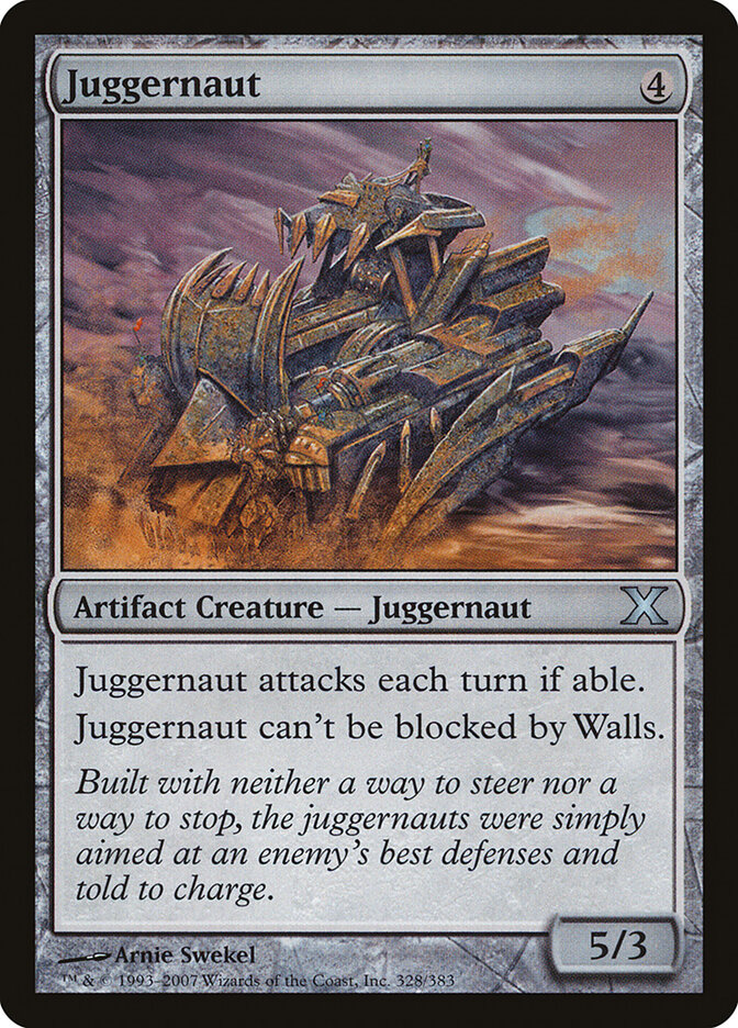 Juggernaut card front