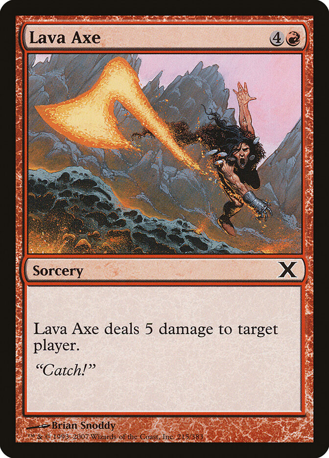 Lava Axe card front