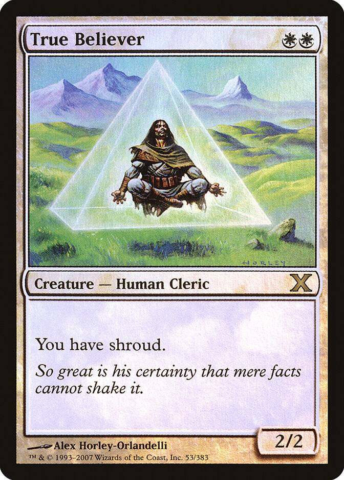True Believer card front