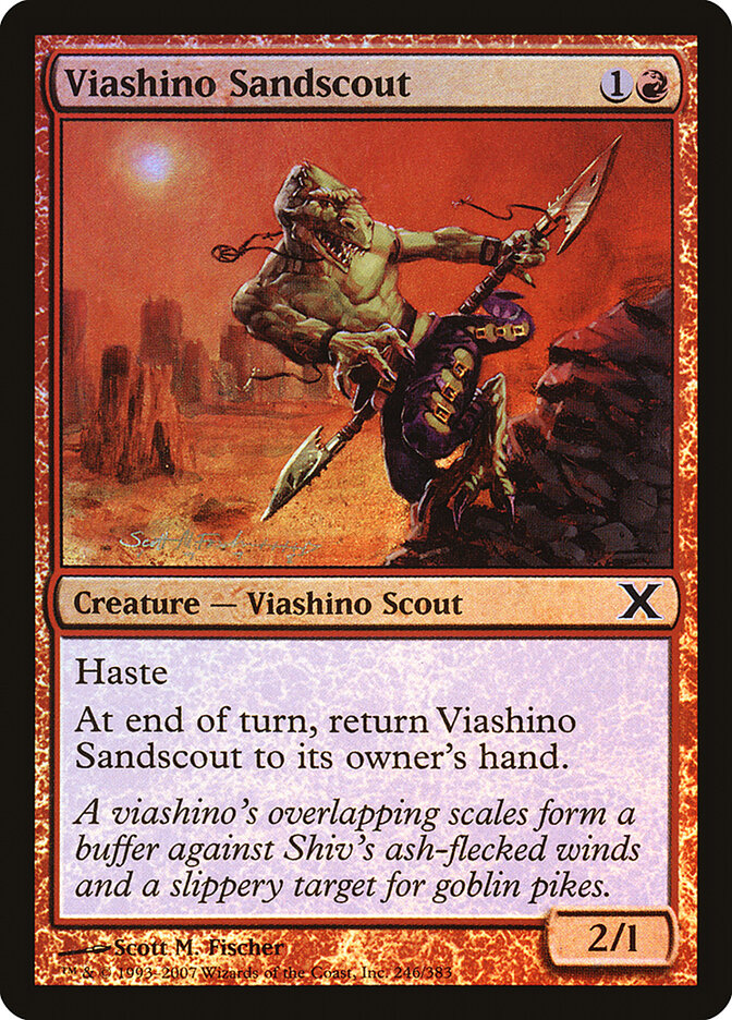 Viashino Sandscout card front