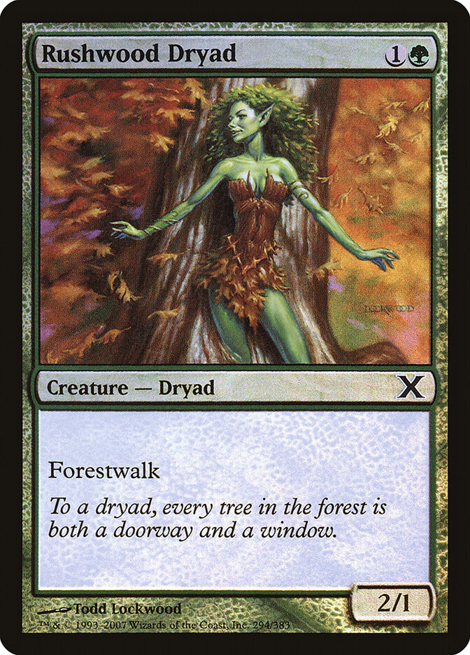 Rushwood Dryad card front