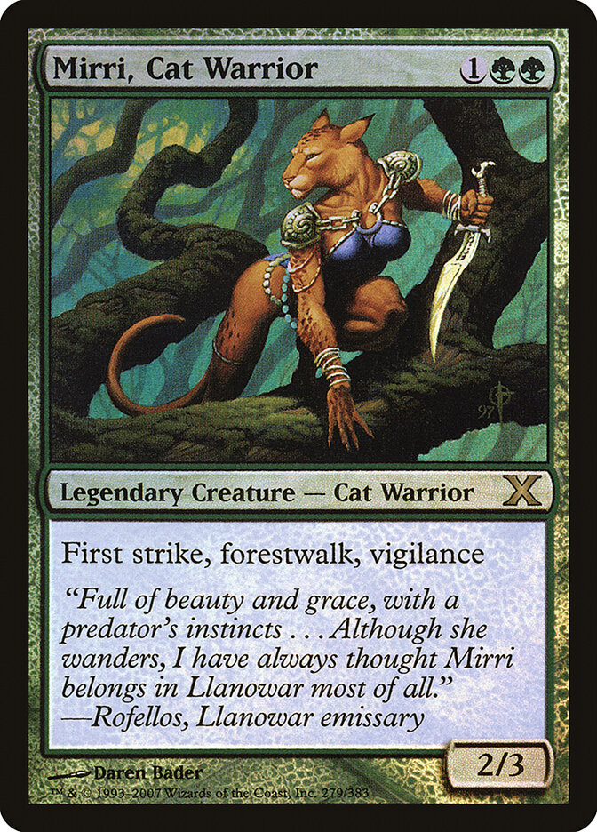 Mirri, Cat Warrior card front