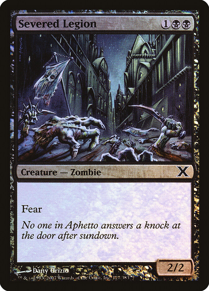 Severed Legion card front