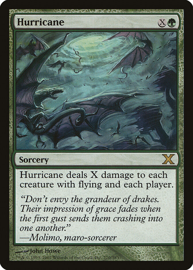 Hurricane card front