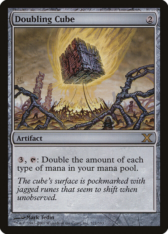 Doubling Cube card front