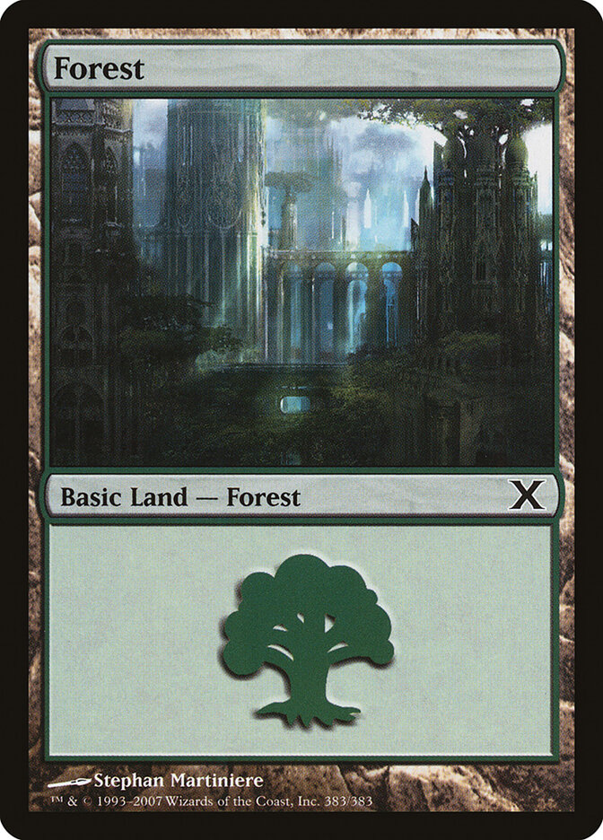 Forest card front