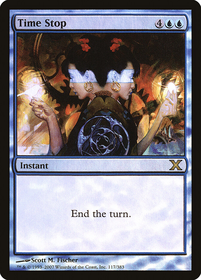 Time Stop card front