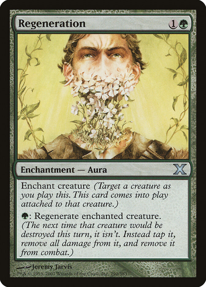 Regeneration card front