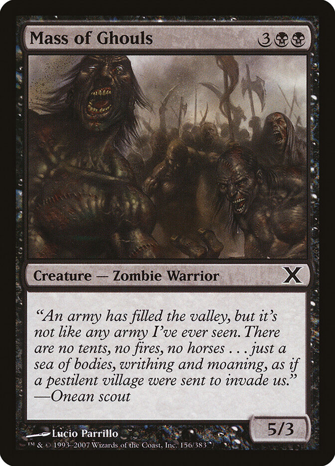 Mass of Ghouls card front