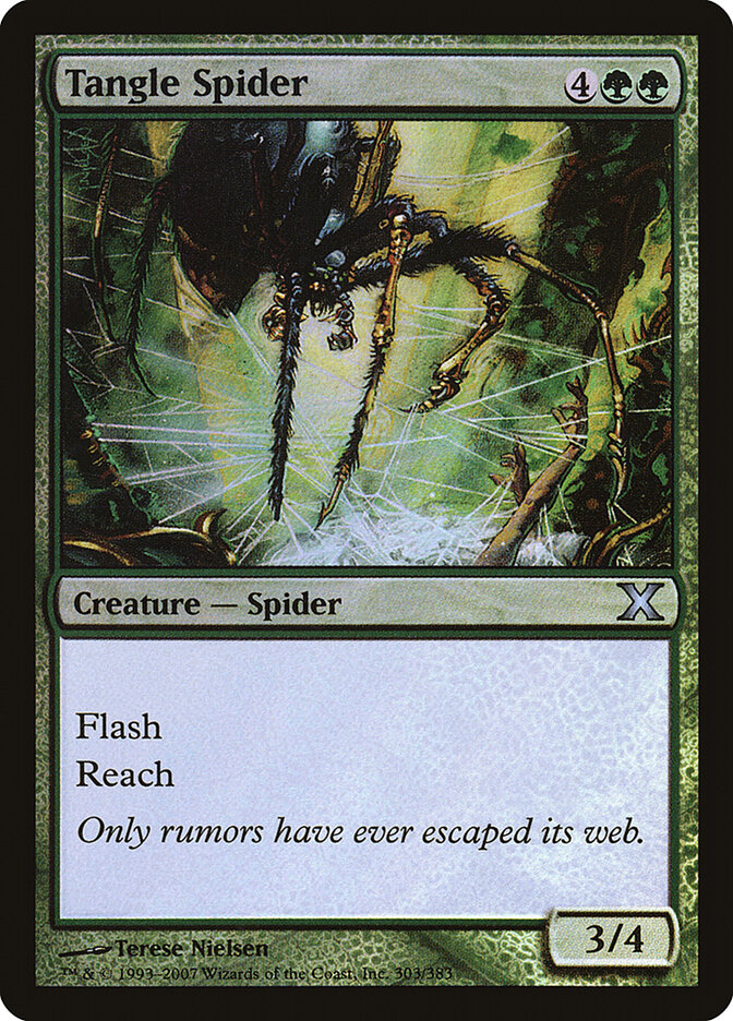 Tangle Spider card front