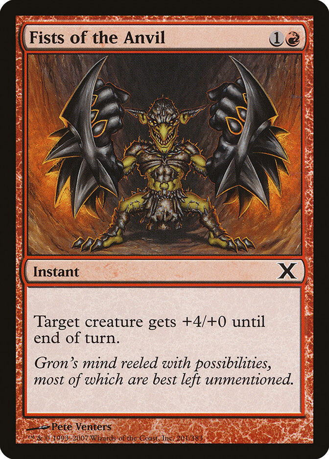 Fists of the Anvil card front