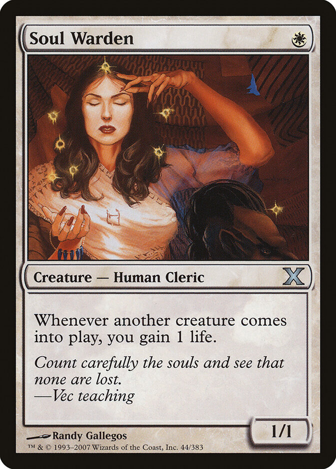 Soul Warden card front