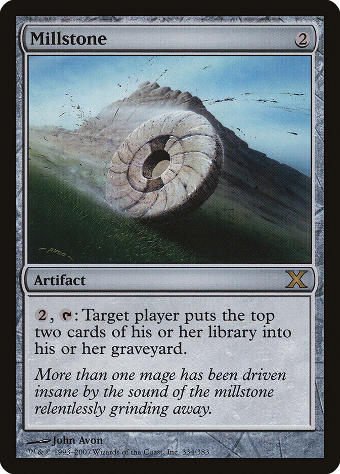 Millstone card front
