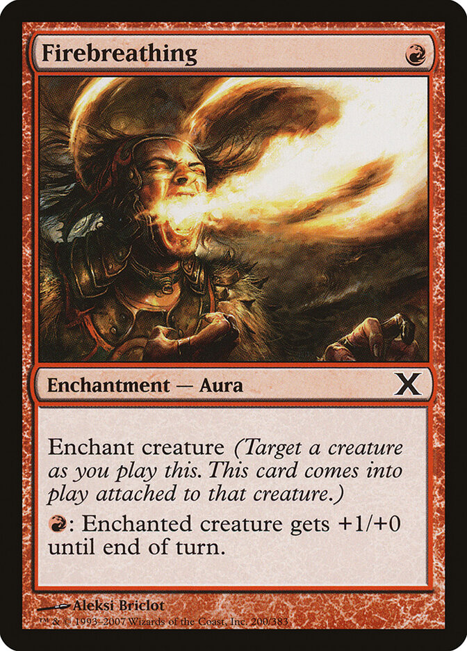 Firebreathing card front