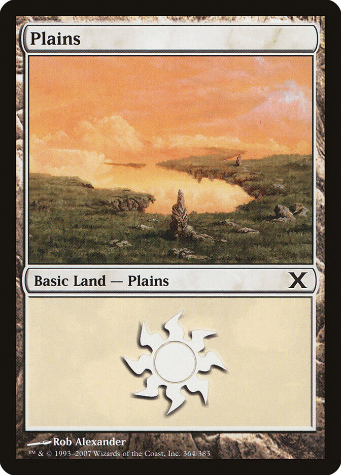 Plains card front