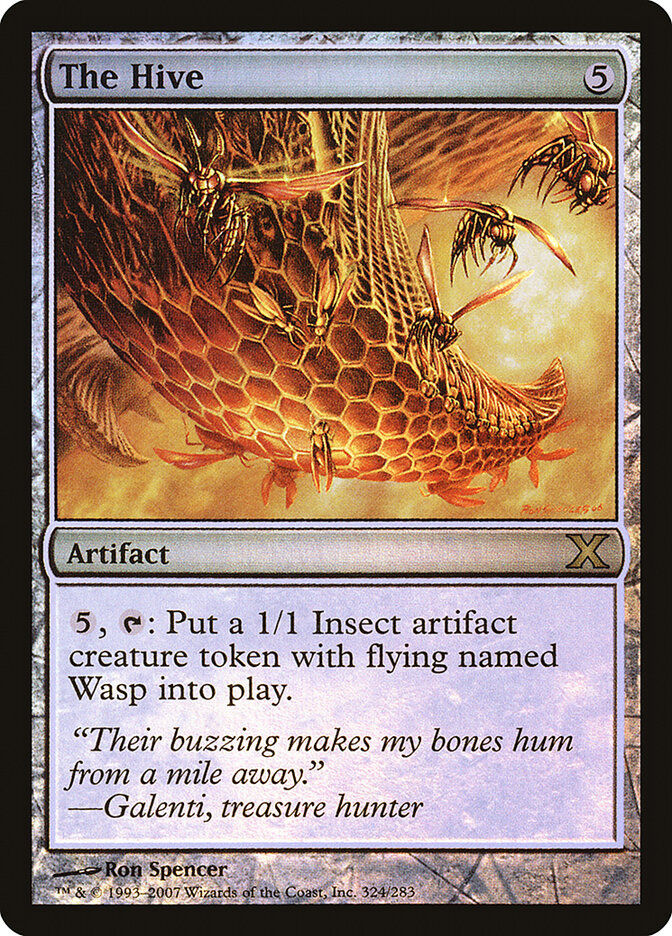 The Hive card front