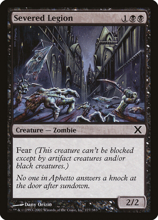 Severed Legion card front