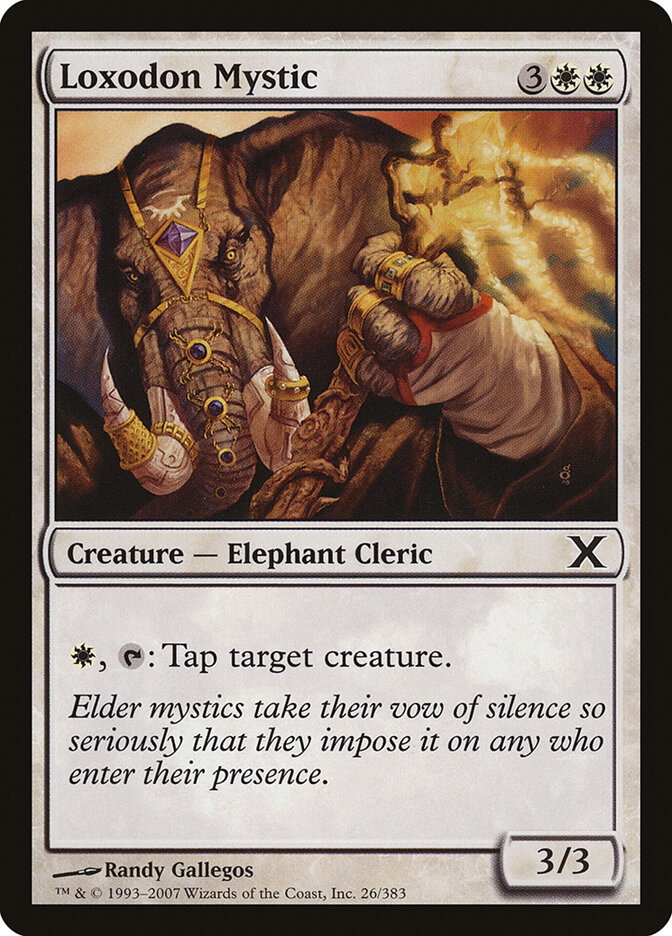 Loxodon Mystic card front