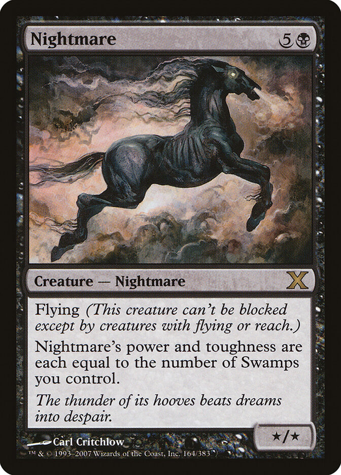 Nightmare card front