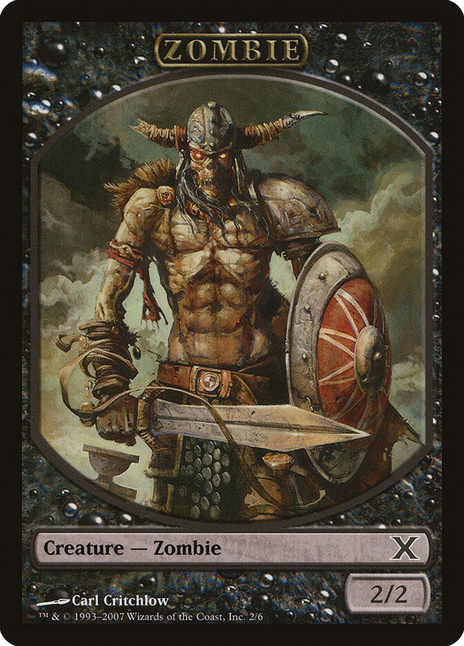 Zombie card front