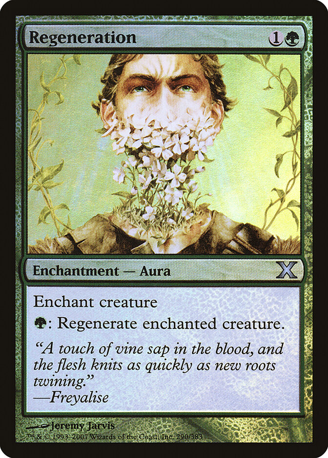 Regeneration card front