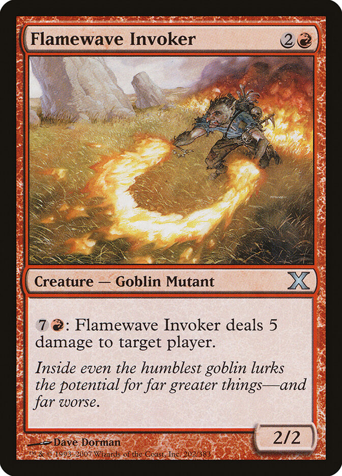 Flamewave Invoker card front