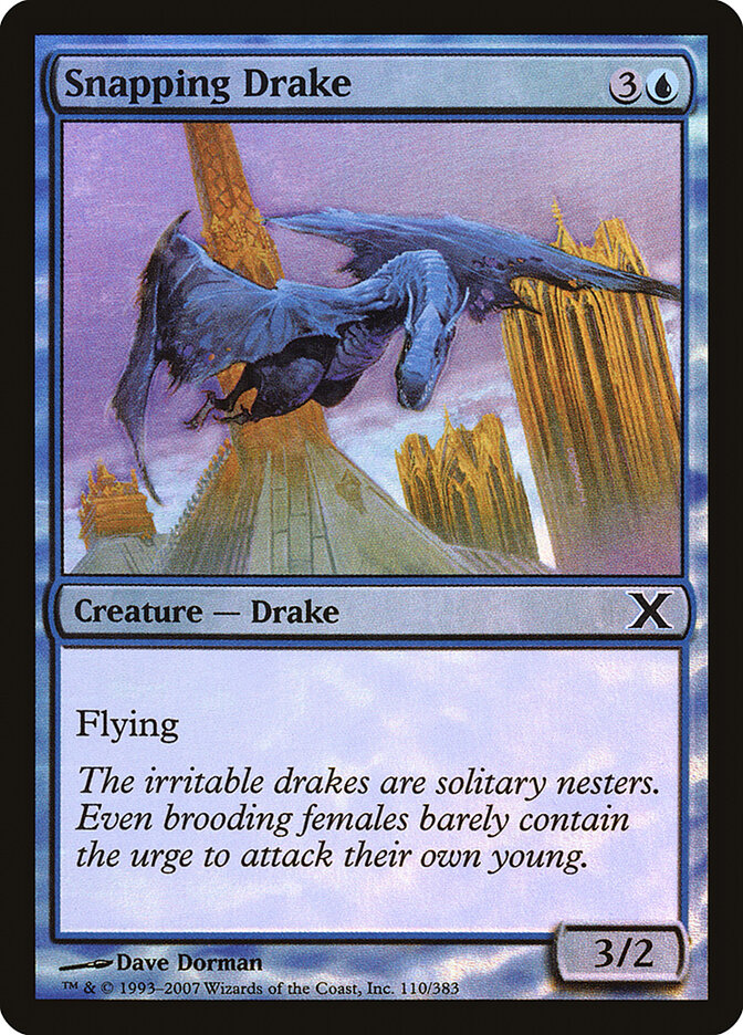 Snapping Drake card front