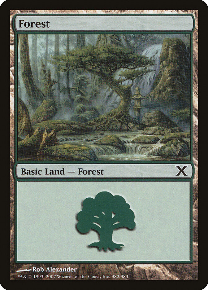 Forest card front