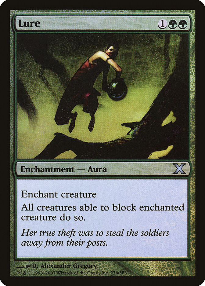 Lure card front