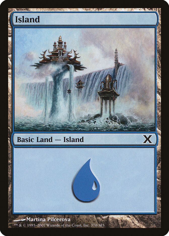 Island card front