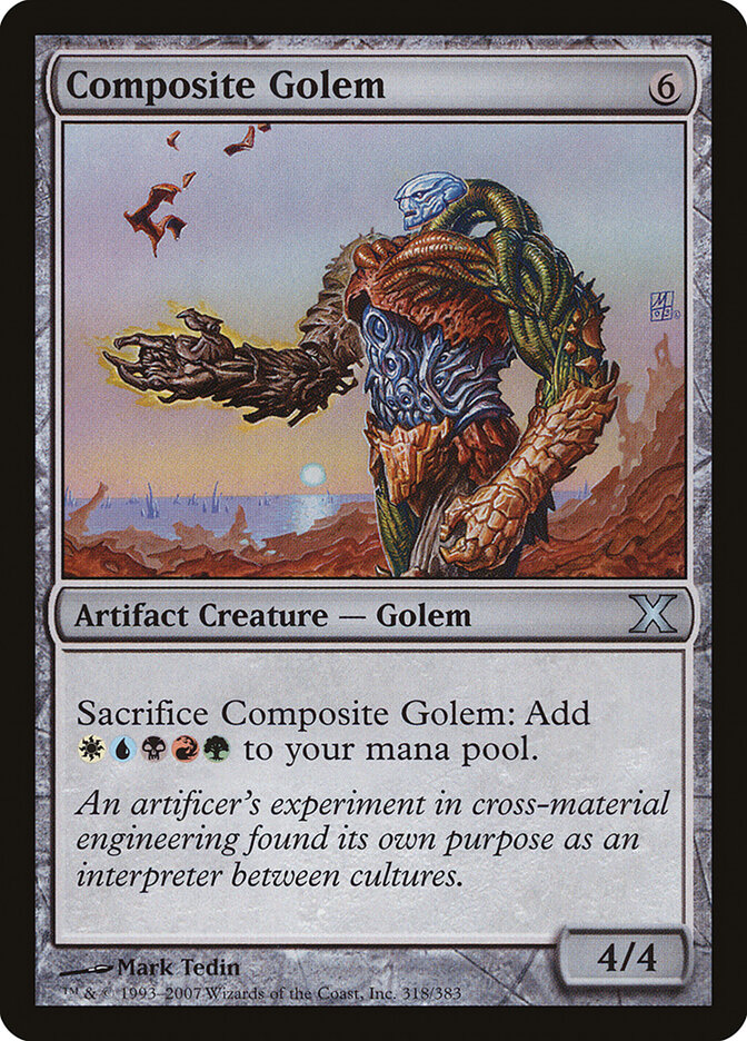 Composite Golem card front