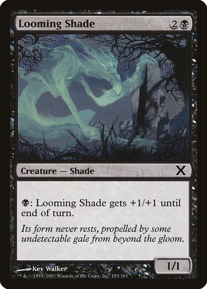 Looming Shade card front