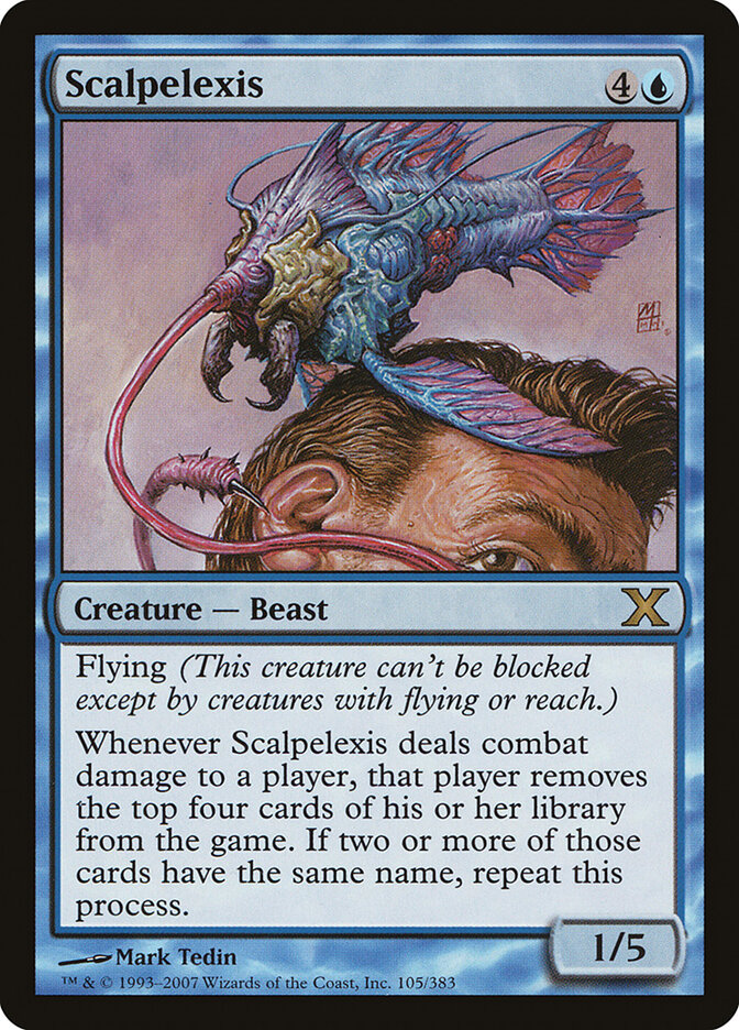 Scalpelexis card front