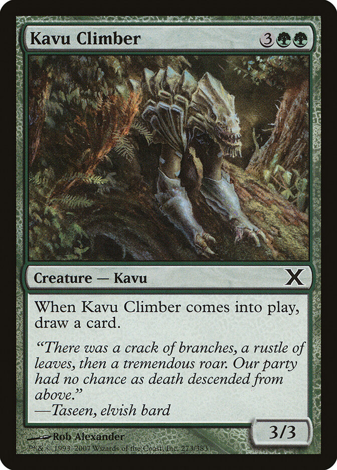Kavu Climber card front