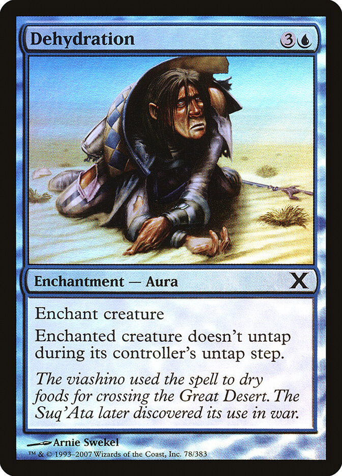 Dehydration card front