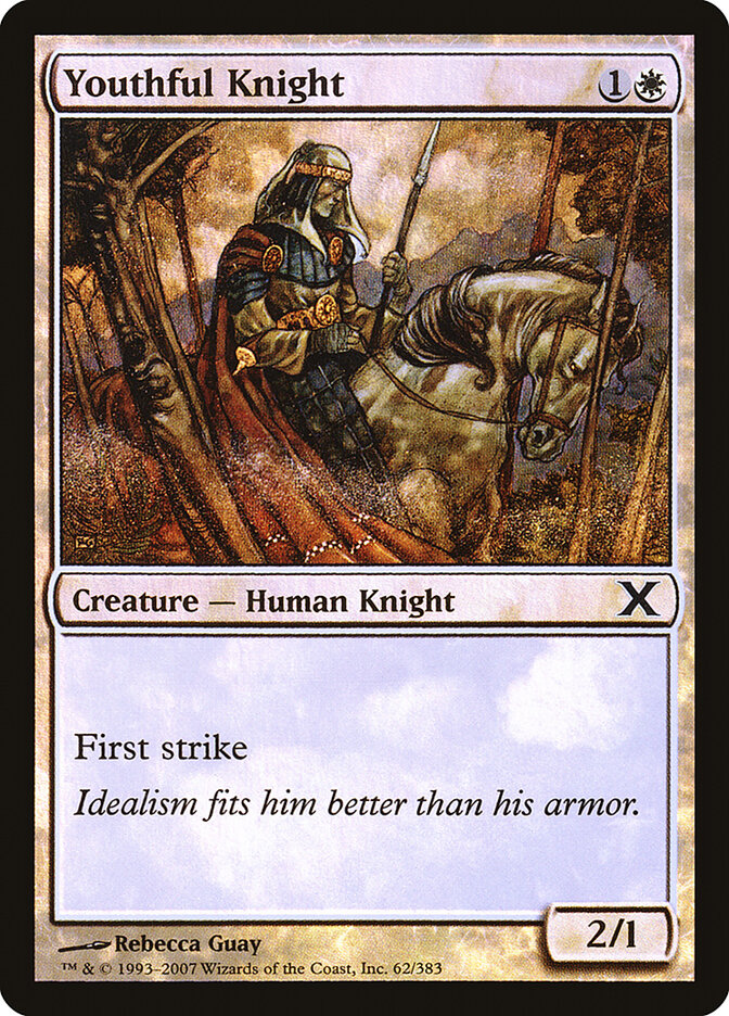 Youthful Knight card front