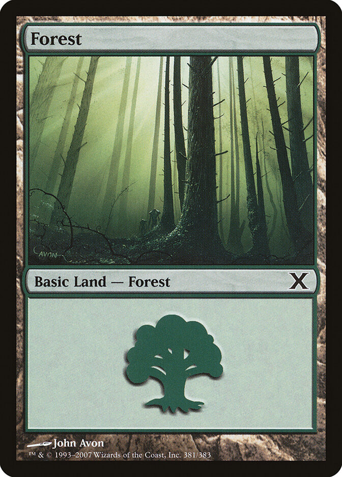 Forest card front