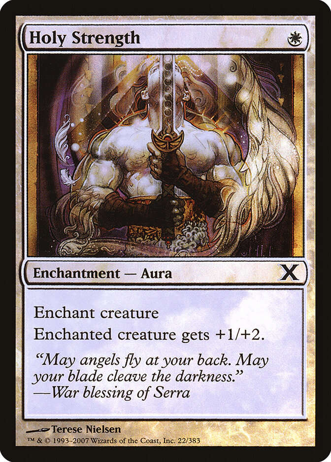Holy Strength card front