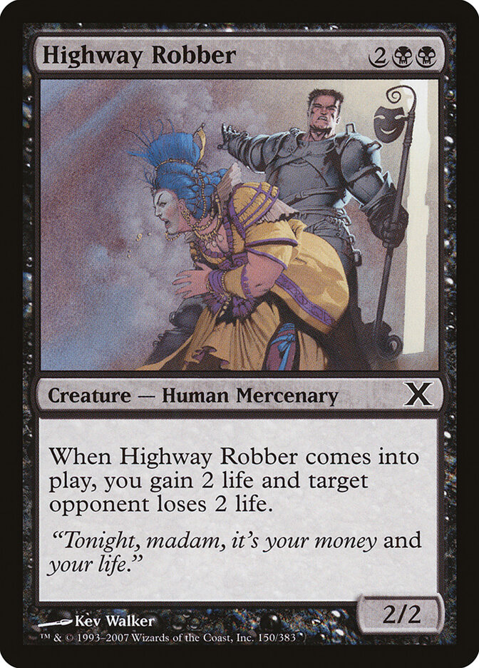 Highway Robber card front