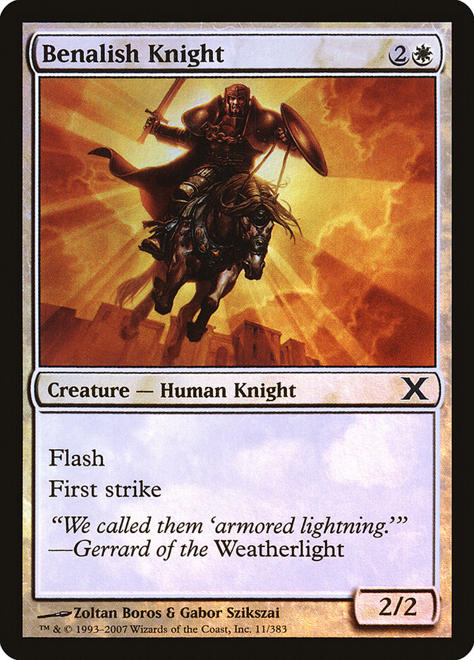 Benalish Knight card front