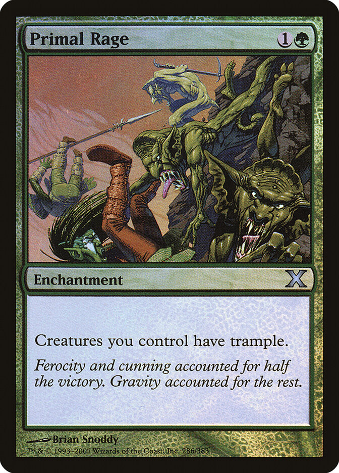 Primal Rage card front