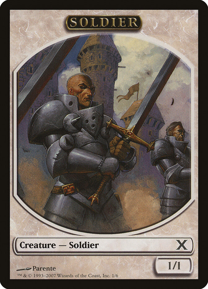 Soldier card front