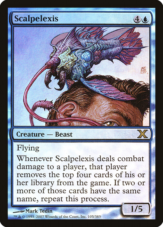 Scalpelexis card front