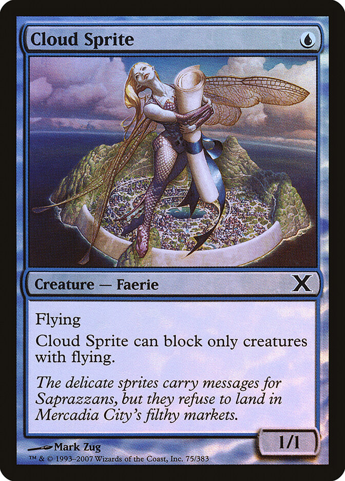 Cloud Sprite card front